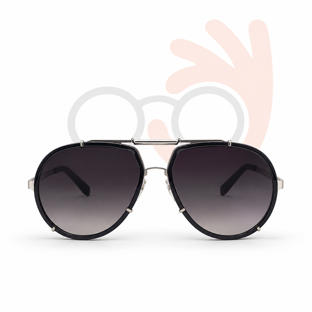 Dolce & Gabbana Mens Metallic Pilot Sunglasses (59mm)