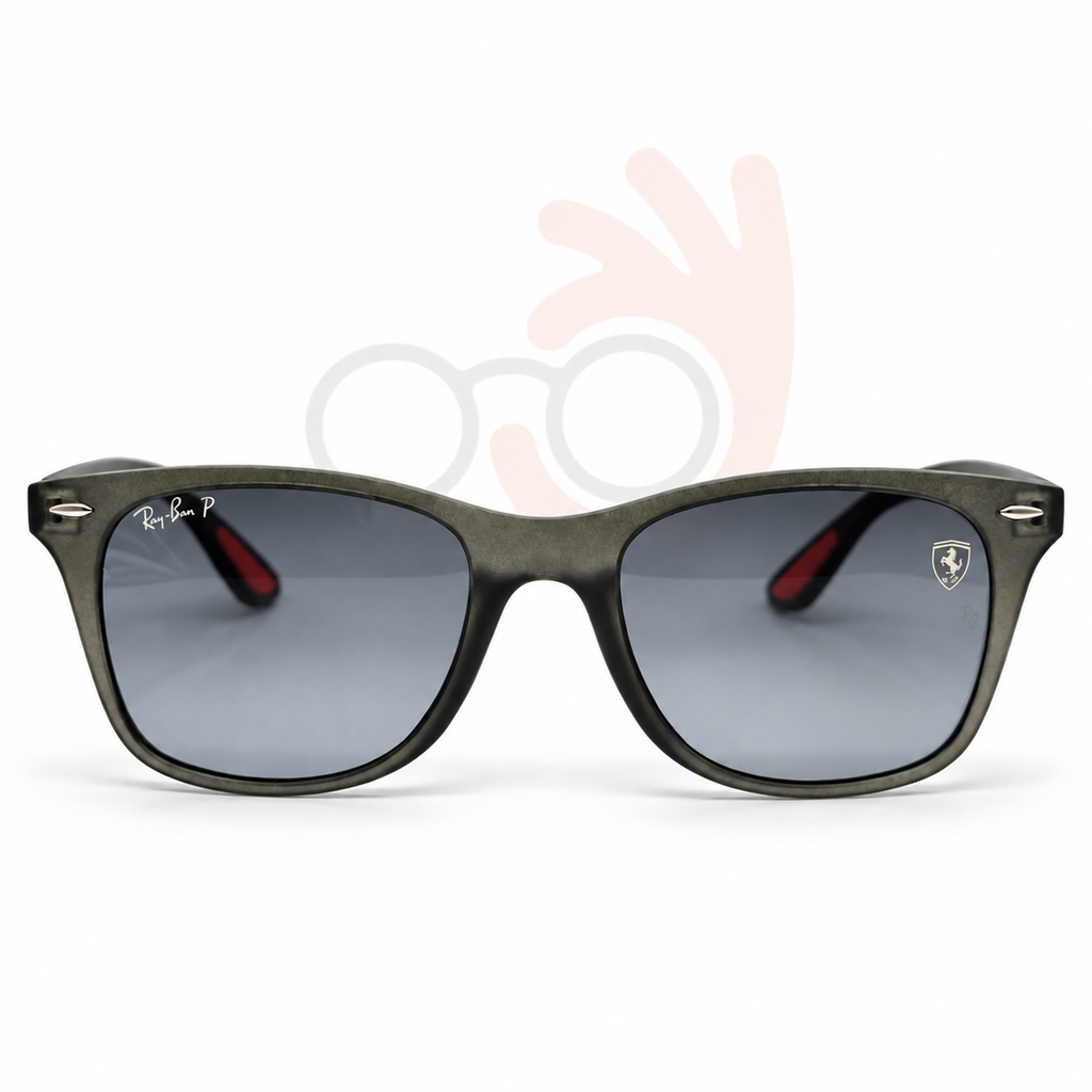 Ray-Ban x Ferrari RB4195-M-F Polarized Sunglasses (55mm)