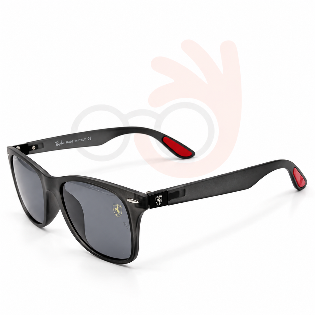Ray-Ban x Ferrari RB4195-M-F Polarized Sunglasses (55mm)