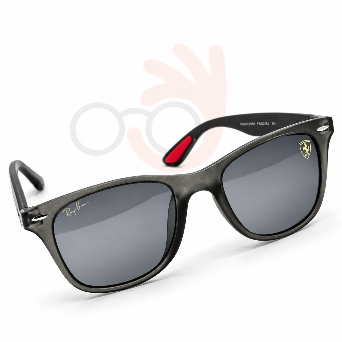 Ray-Ban x Ferrari RB4195-M-F Polarized Sunglasses (55mm)