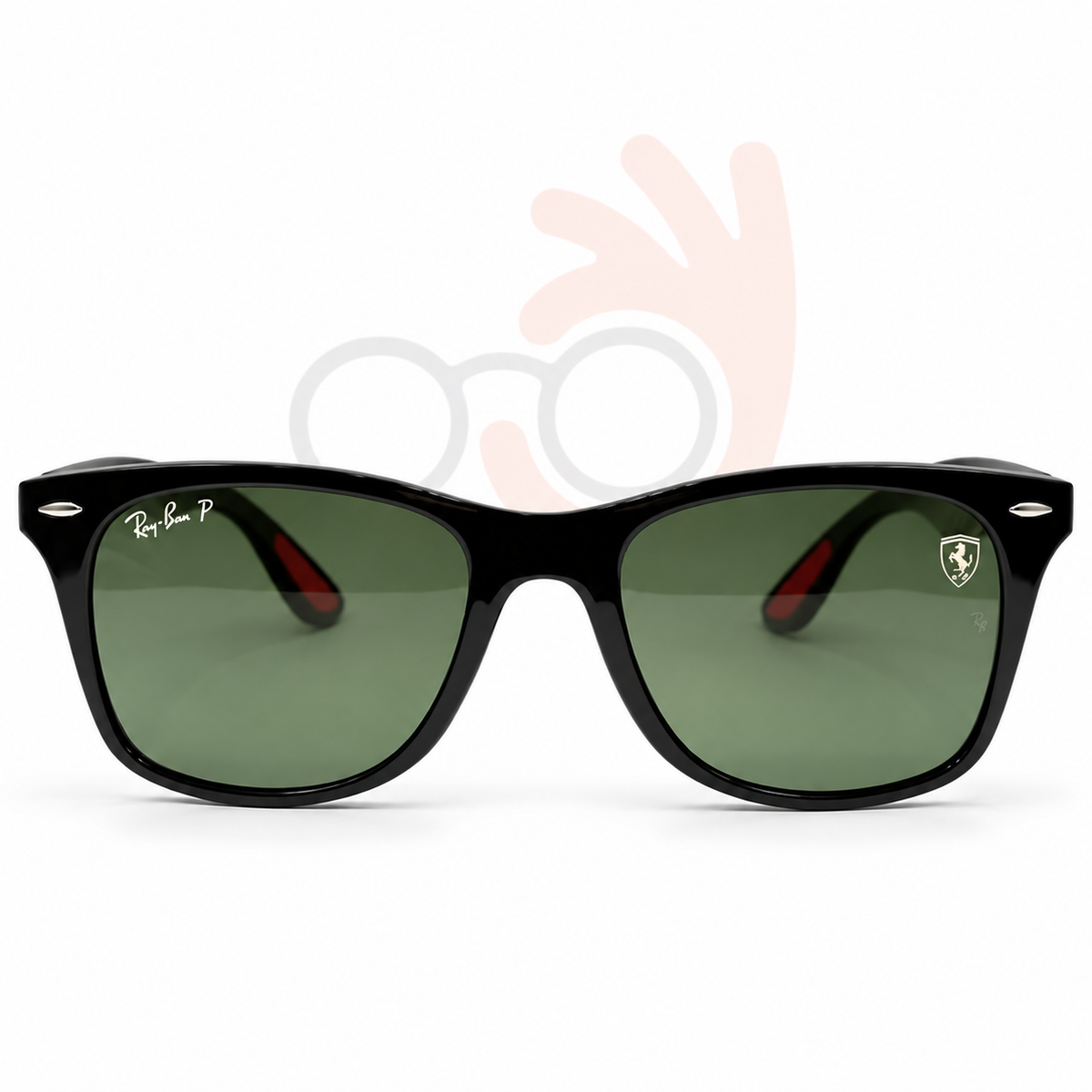 Ray-Ban x Ferrari RB4195-M-F Polarized Sunglasses (55mm)