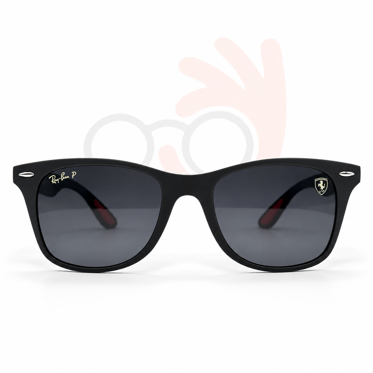 Ray-Ban x Ferrari RB4195-M-F Polarized Sunglasses (55mm)