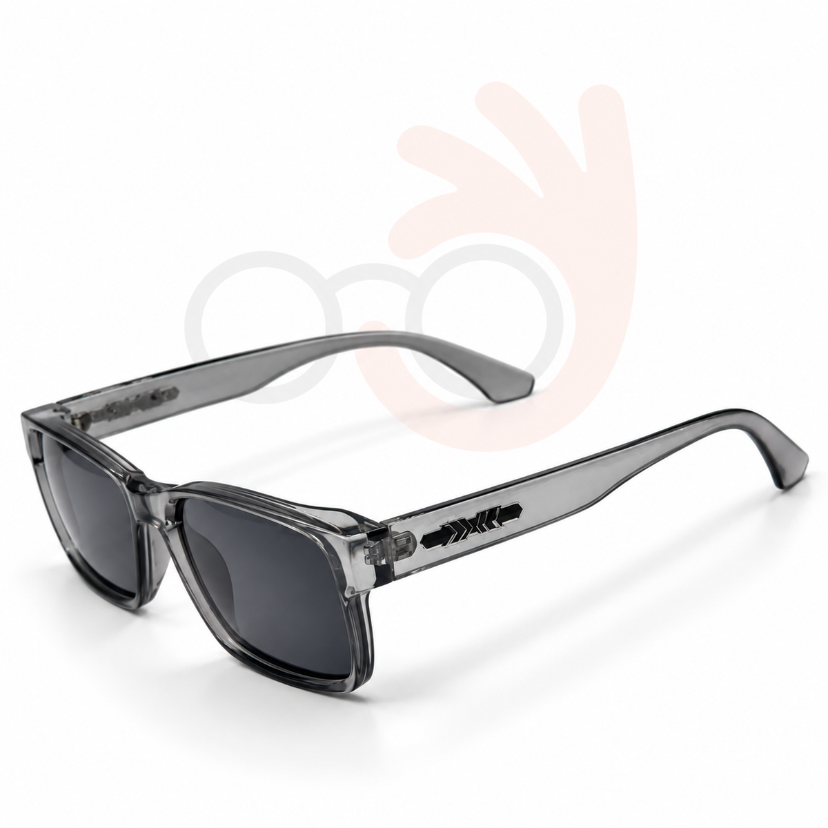 Roadx GRA001 Translucent Rectangular Sunglasses (53mm)