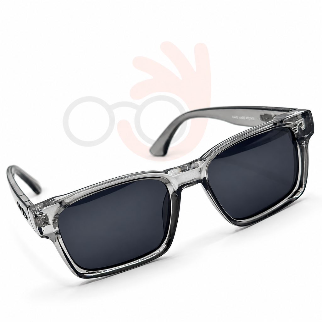 Roadx GRA001 Translucent Rectangular Sunglasses (53mm)