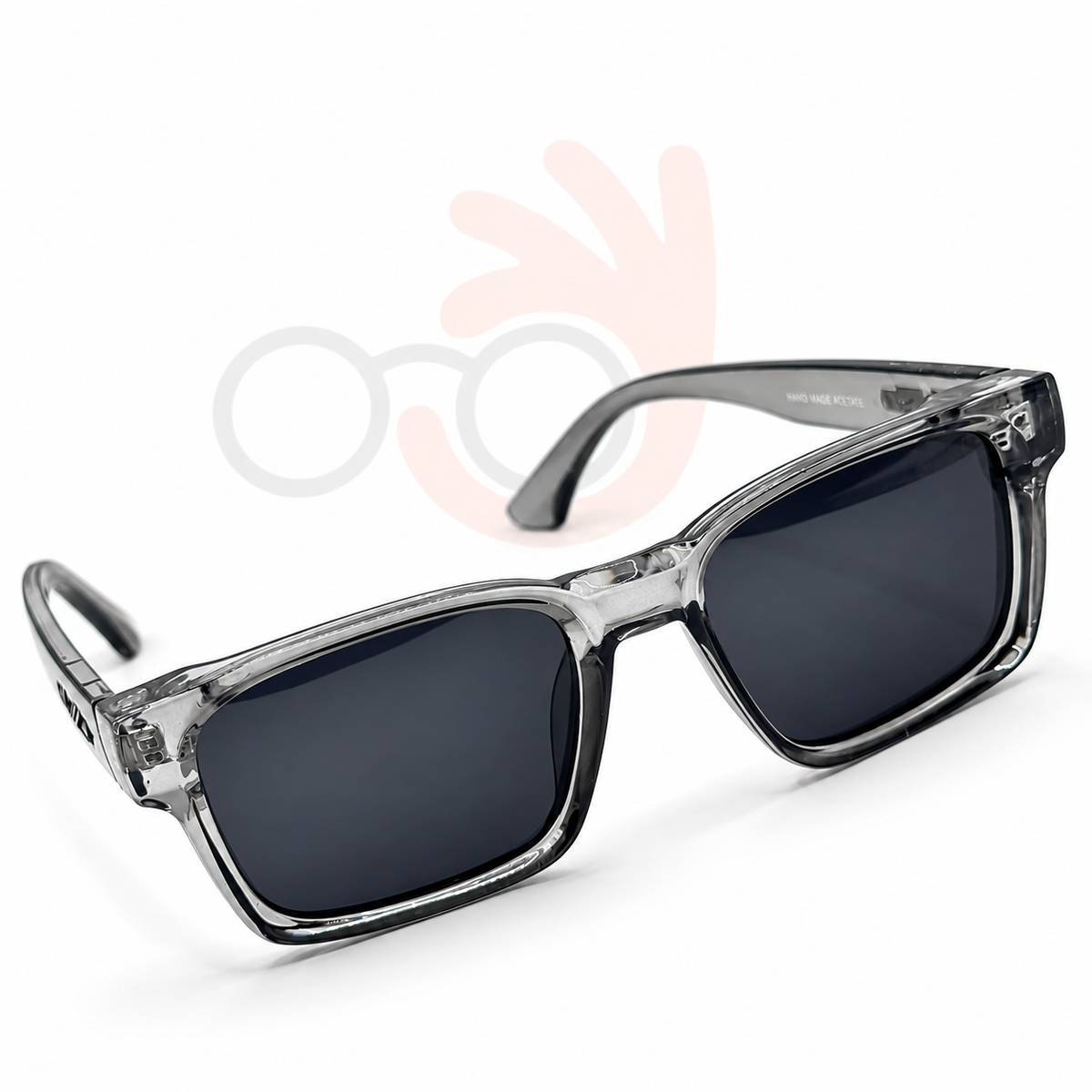 Roadx GRA001 Translucent Rectangular Sunglasses (53mm)
