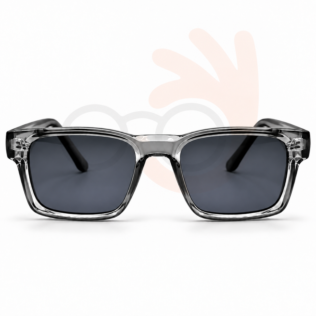 Roadx GRA001 Translucent Rectangular Sunglasses (53mm)
