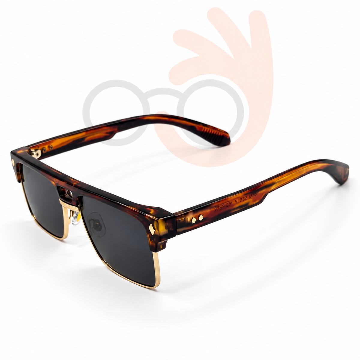 MOSCOT M9506 Flat-Top Browline Sunglasses (55mm)