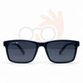 Lacoste 23023 Mens Matte Navy Square Sunglasses Brown Lens 58mm