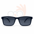 Lacoste 23023 Mens Matte Navy Square Sunglasses Brown Lens 58mm