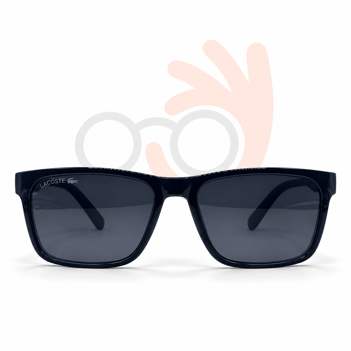 Lacoste Men's Square Flat-Top Sunglasses –