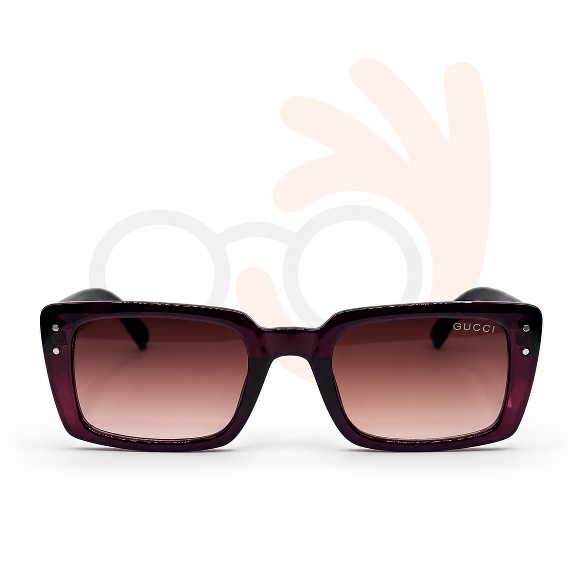 Gucci Rectangular Sunglasses (51mm)