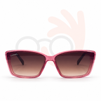 Chanel Quilted Arm Square Sunglasses in Crystal Pink Acetate