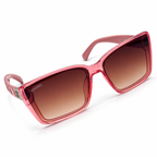 Chanel Quilted Arm Square Sunglasses in Crystal Pink Acetate