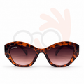 Prada Angular Tortoise Shell Sunglasses with Gradient Lenses