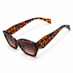 Prada Angular Tortoise Shell Sunglasses with Gradient Lenses