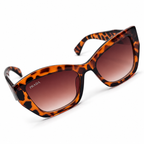 Prada Angular Tortoise Shell Sunglasses with Gradient Lenses
