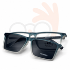 Lats Yo Square Magnetic Clip-On Eyeglasses with Polarized Lenses (53-14-138)