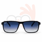 Ray-Ban Flat-Top Square Sunglasses with Blue Gradient Lenses