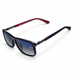 Ray-Ban Flat-Top Square Sunglasses with Blue Gradient Lenses