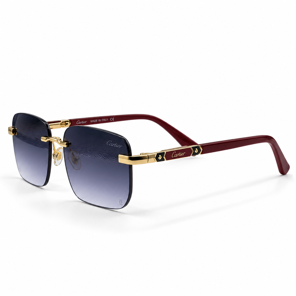 Cartier Style Rimless Gradient Sunglasses OW3028 (63mm)