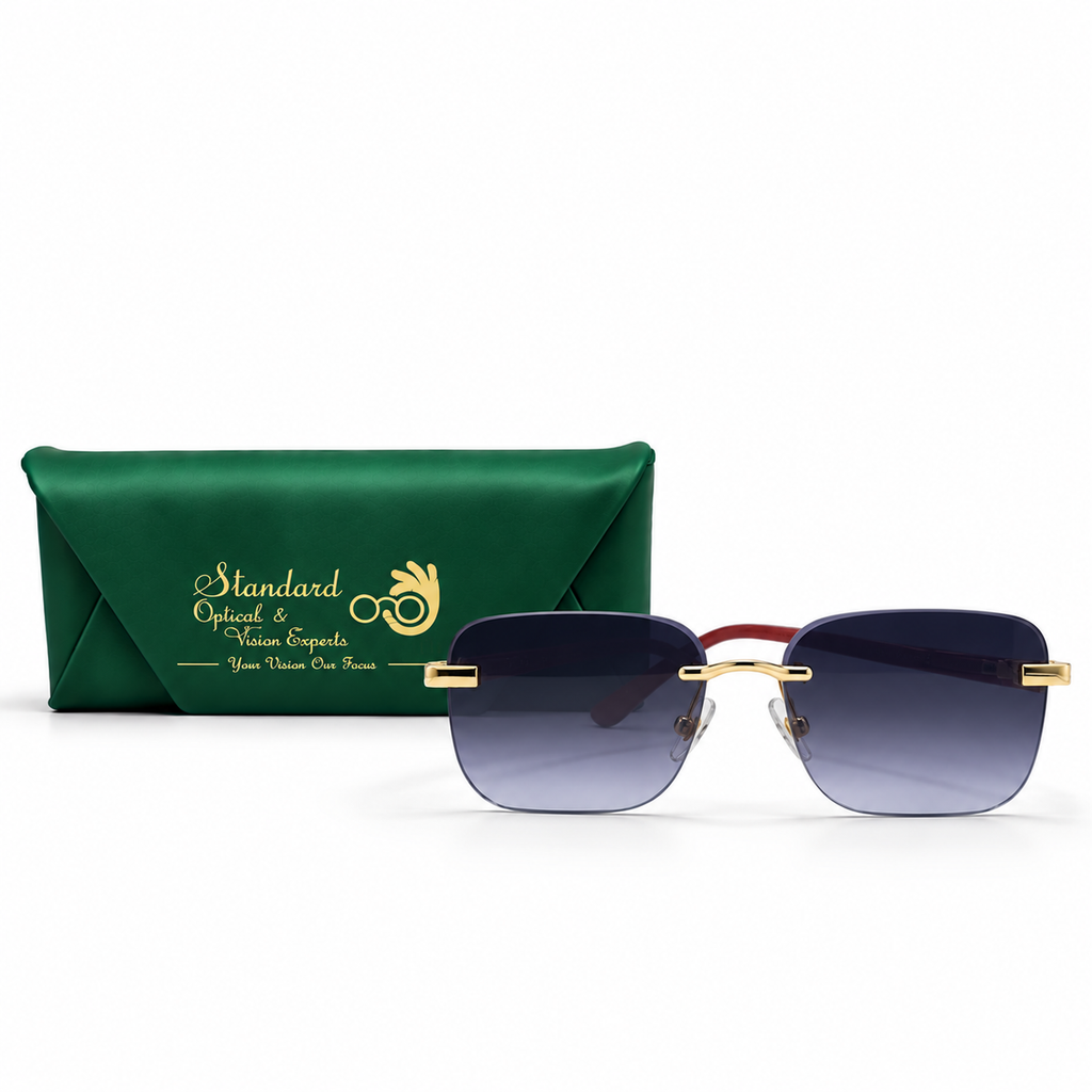 Cartier Style Rimless Gradient Sunglasses OW3028 (63mm)