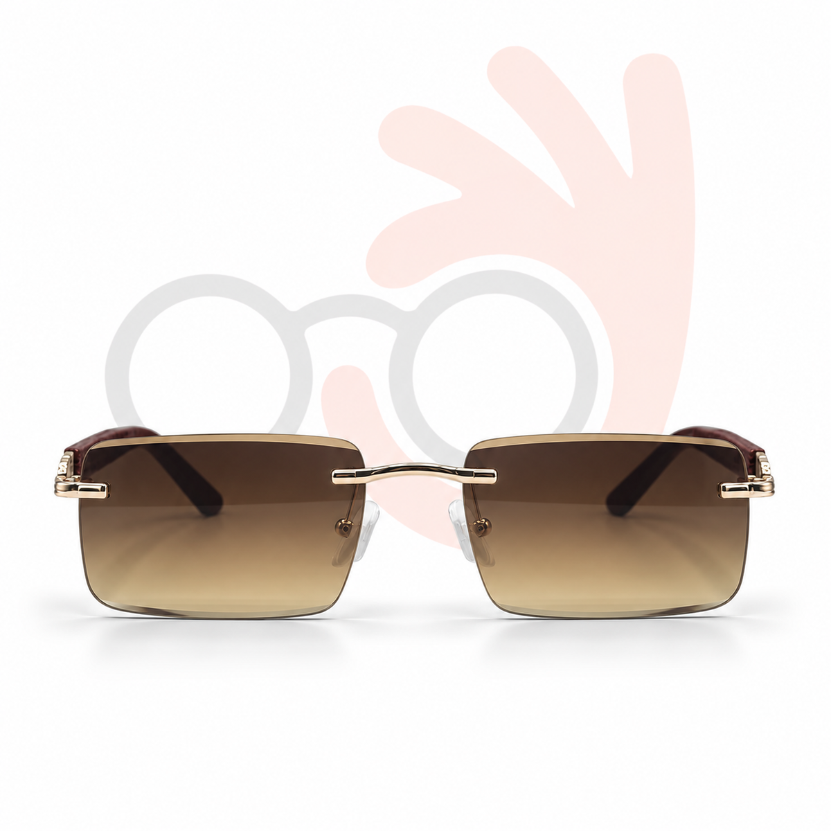 Rimless Sunglasses M-2577