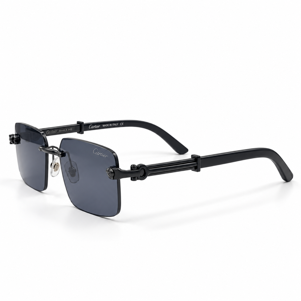 Cartier Style OW3063 Rimless Square Sunglasses