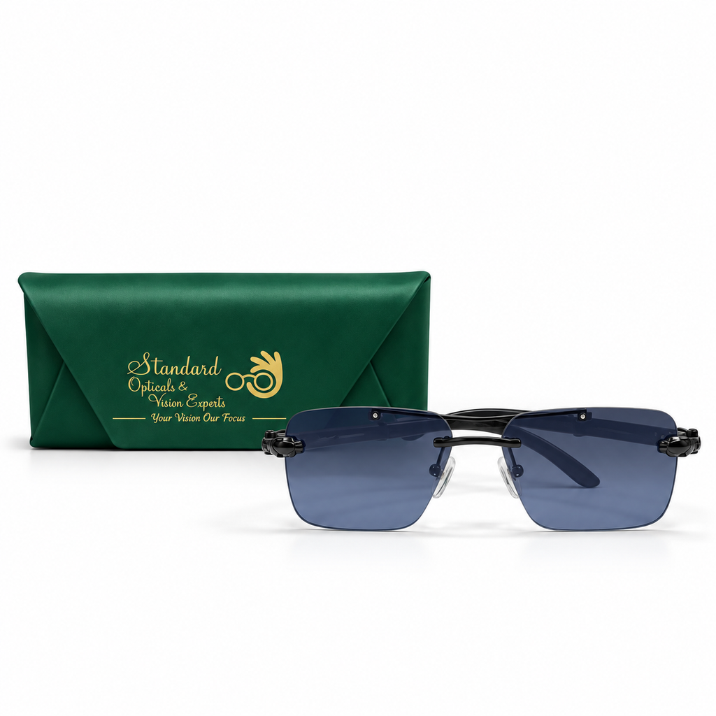 Cartier Style OW3063 Rimless Square Sunglasses