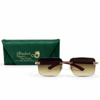 Cartier Style OW3028 Rimless Gradient Square Sunglasses