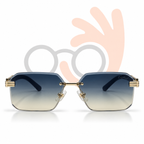 Cartier OW3004 Panthère Rimless Gold & Black Sunglasses