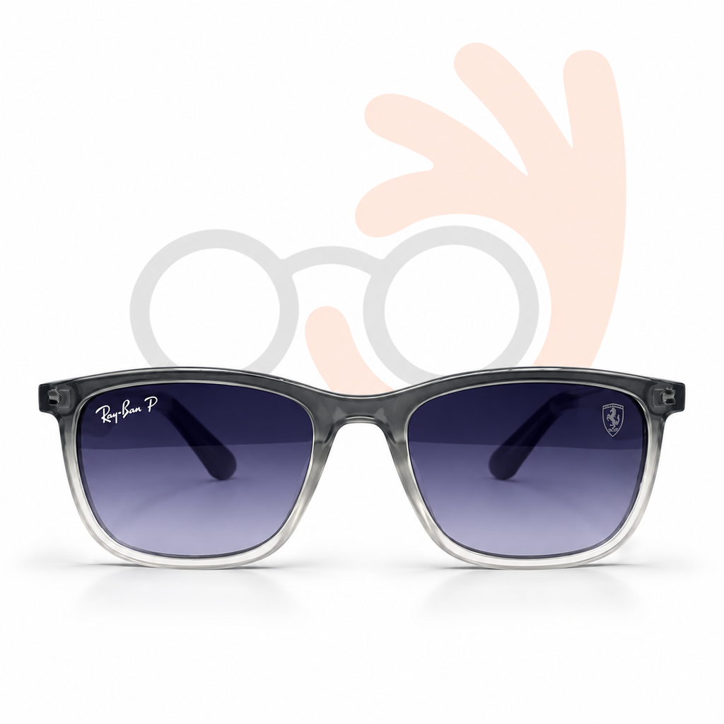Ray-Ban x Scuderia Ferrari Square Polarized Sunglasses