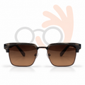 Cartier U-3646 Browline Square Sunglasses (55mm)