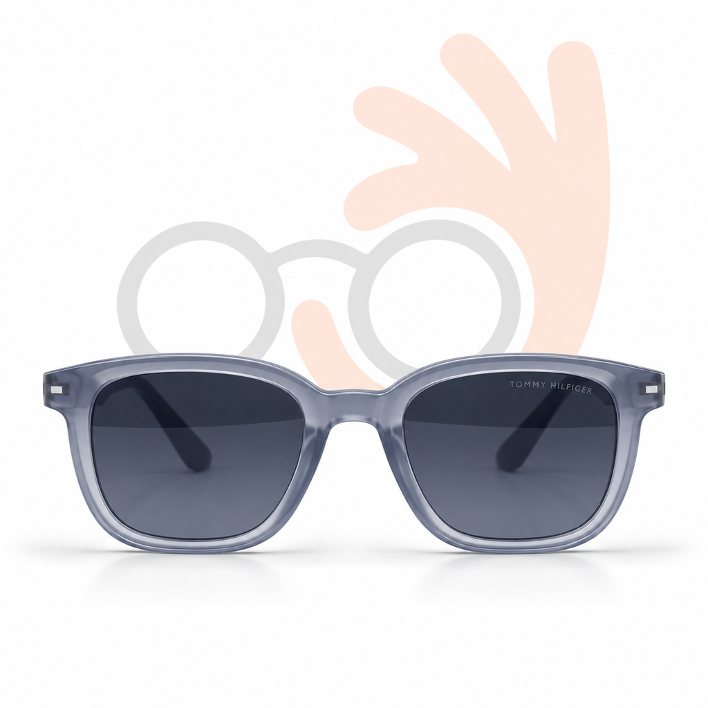 Tommy Hilfiger P2004 Matte Square Sunglasses (58mm)