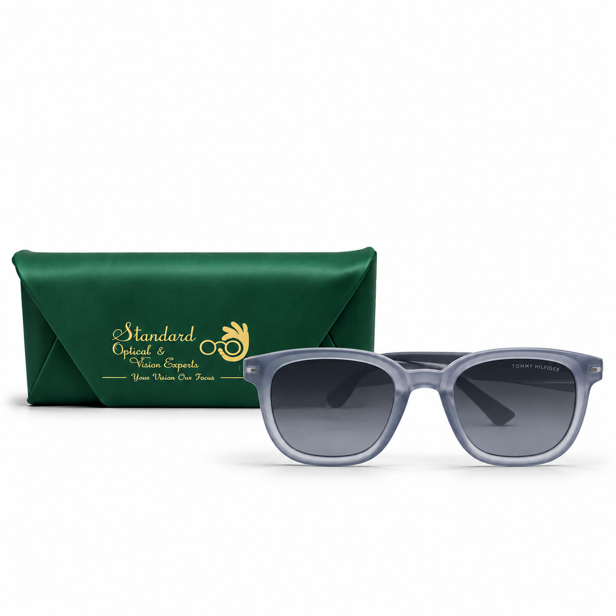 Tommy Hilfiger P2004 Matte Square Sunglasses (58mm)