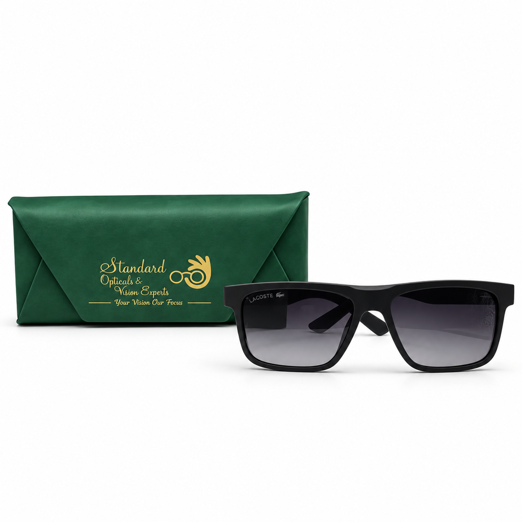 Lacoste Polarized Square Matte Sunglasses | P0508