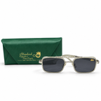 Lacoste Luxury Square Double-Bridge Aviator Sunglasses | T0914