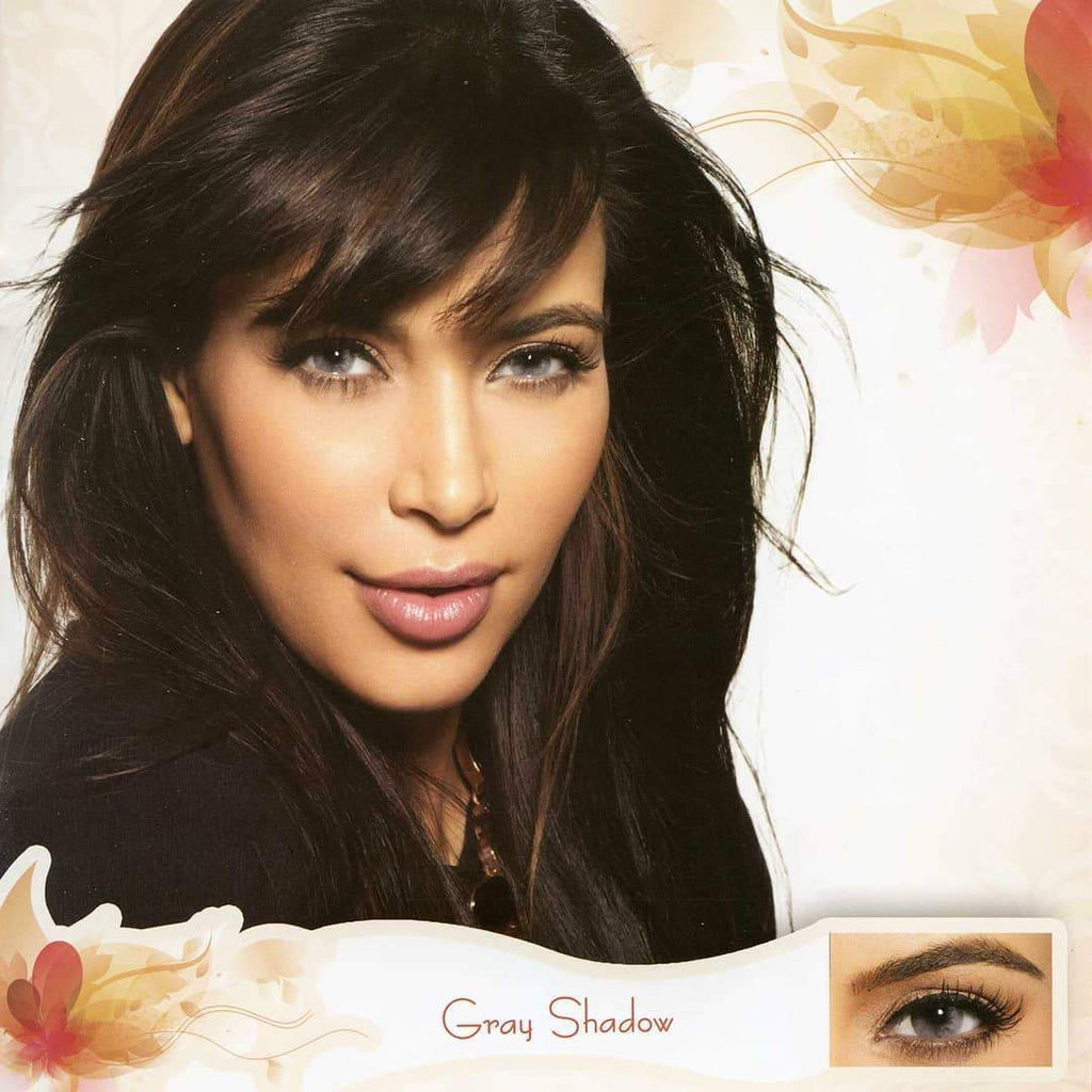 Bella Diamonds Gray Shadow Cosmetic Lenses