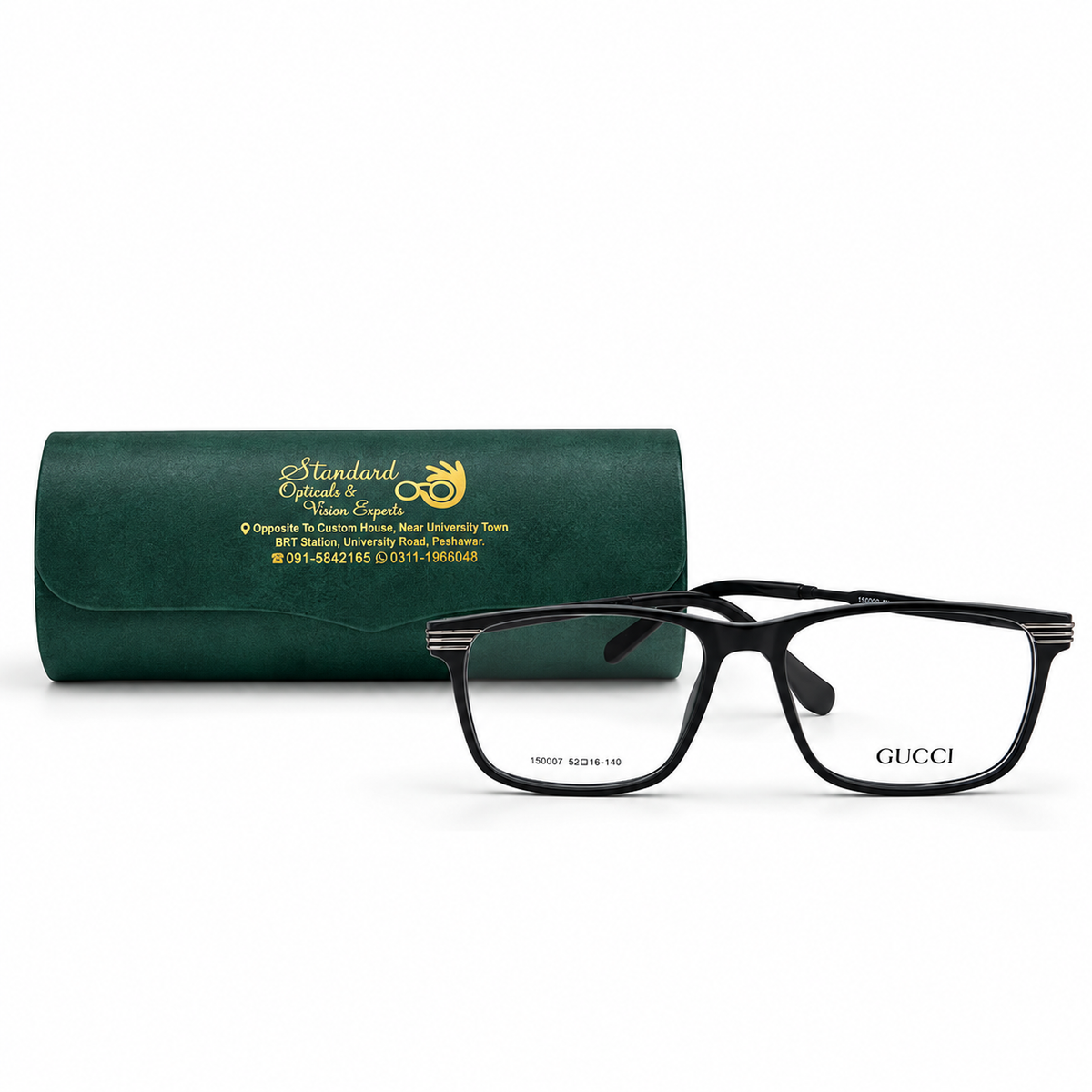 Gucci 150007 Eyeglasses (52-16-140)