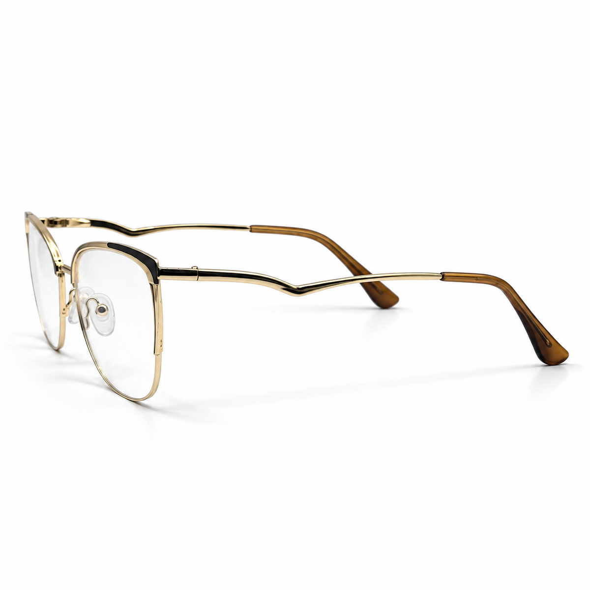 FD8503 Semi-Rimless Eyeglasses (55-17-140)
