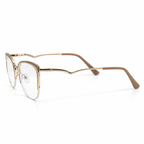 FD8503 Semi-Rimless Eyeglasses (55-17-140)