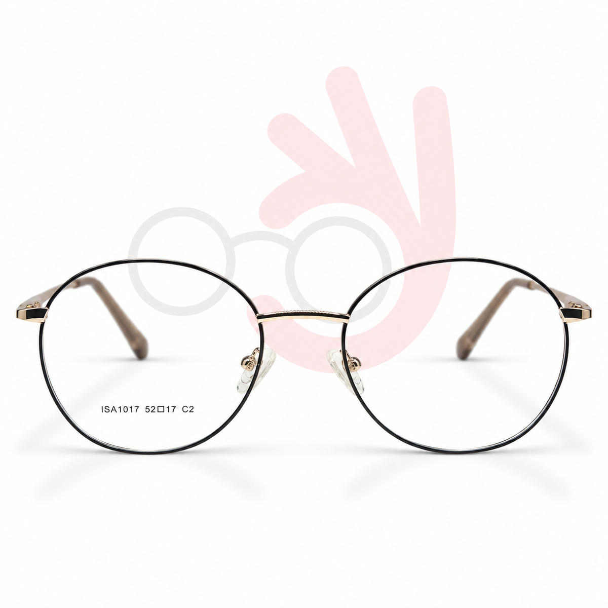 ISA1017 Round Eyeglasses (52-17-142)
