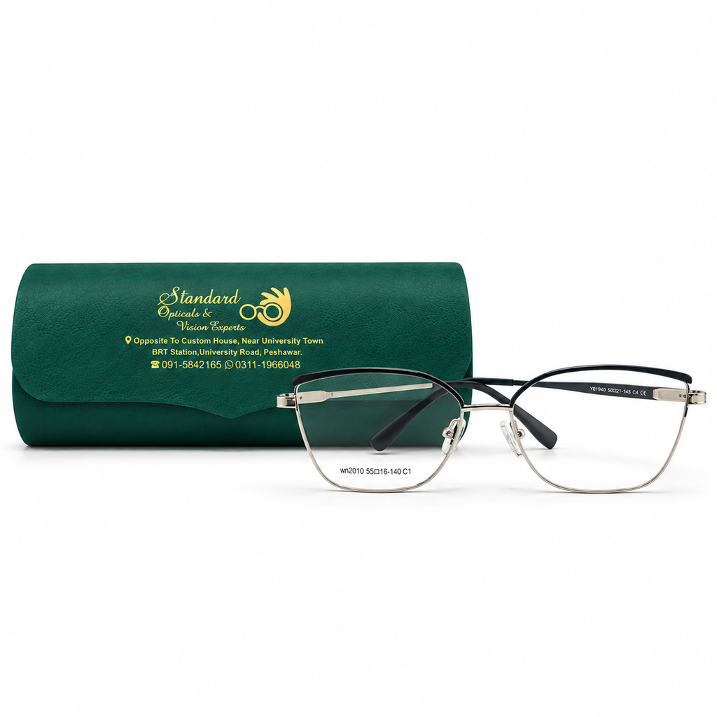 vn2010 Semi-Rimless Eyeglasses (55-16-140)