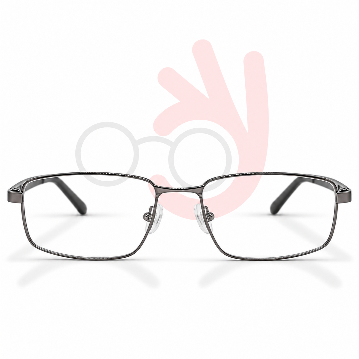 Brinley Rectangular Eyeglasses (58-17-145)