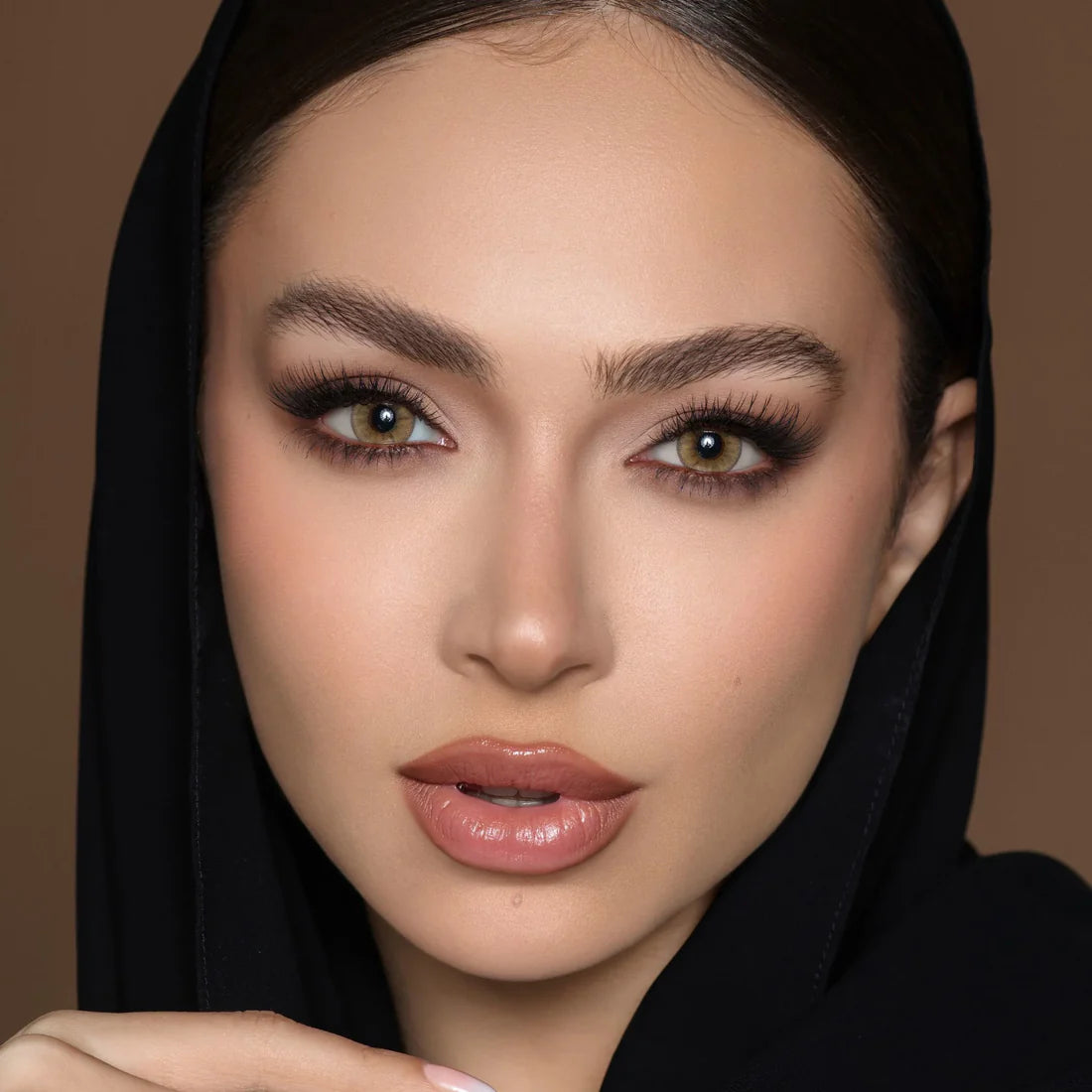 Bella Contact Lenses  Hazel Beige