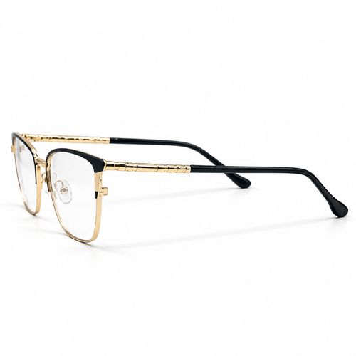 Cat-Eye Browline Eyeglasses (53-17-140)