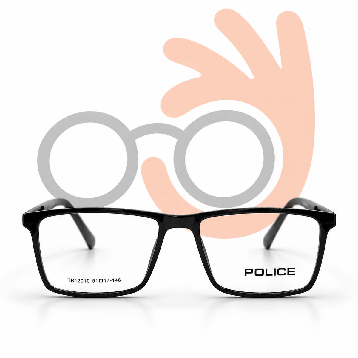 Police TR12010 Eyeglasses (51-17-146)