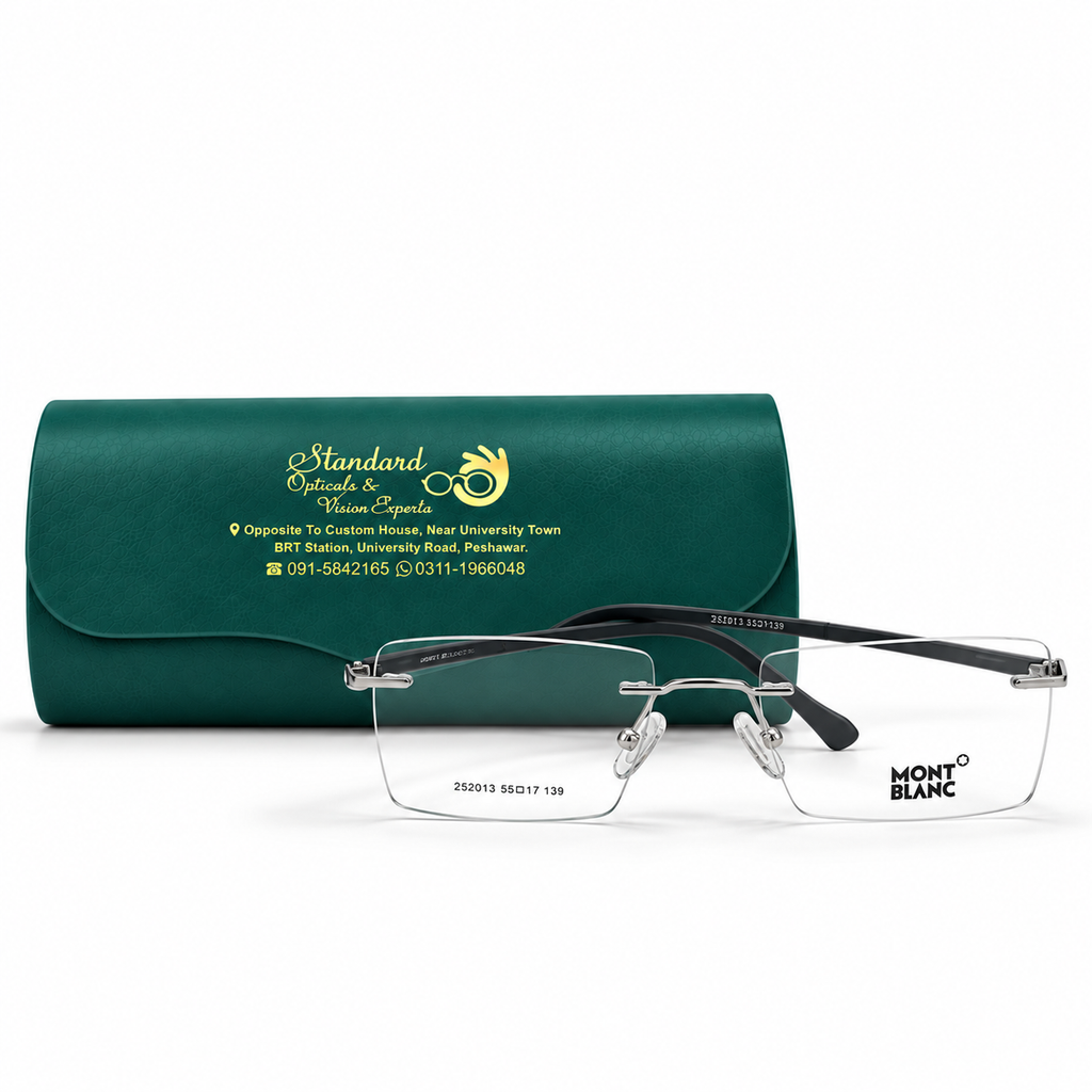 Montblanc 252013 Rimless Eyeglasses (55-17-139)