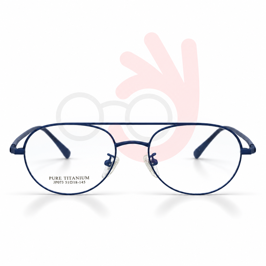 Titanium Aviator JP073 Eyeglasses (51-18-145)