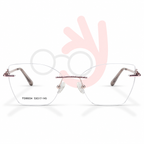 FD86034 Rimless Eyeglasses (53-17-140)