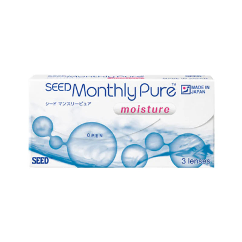 SEED Monthly Pure Moisture Contact Lenses (Monthly Disposable Contact Lenses)